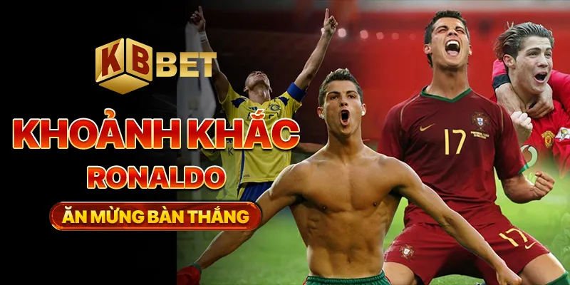 Khoảnh khắc Ronaldo ăn mừng bàn thắng