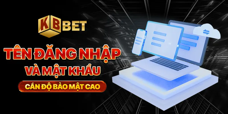 Tên đăng nhập và mật khẩu cần độ bảo mật cao